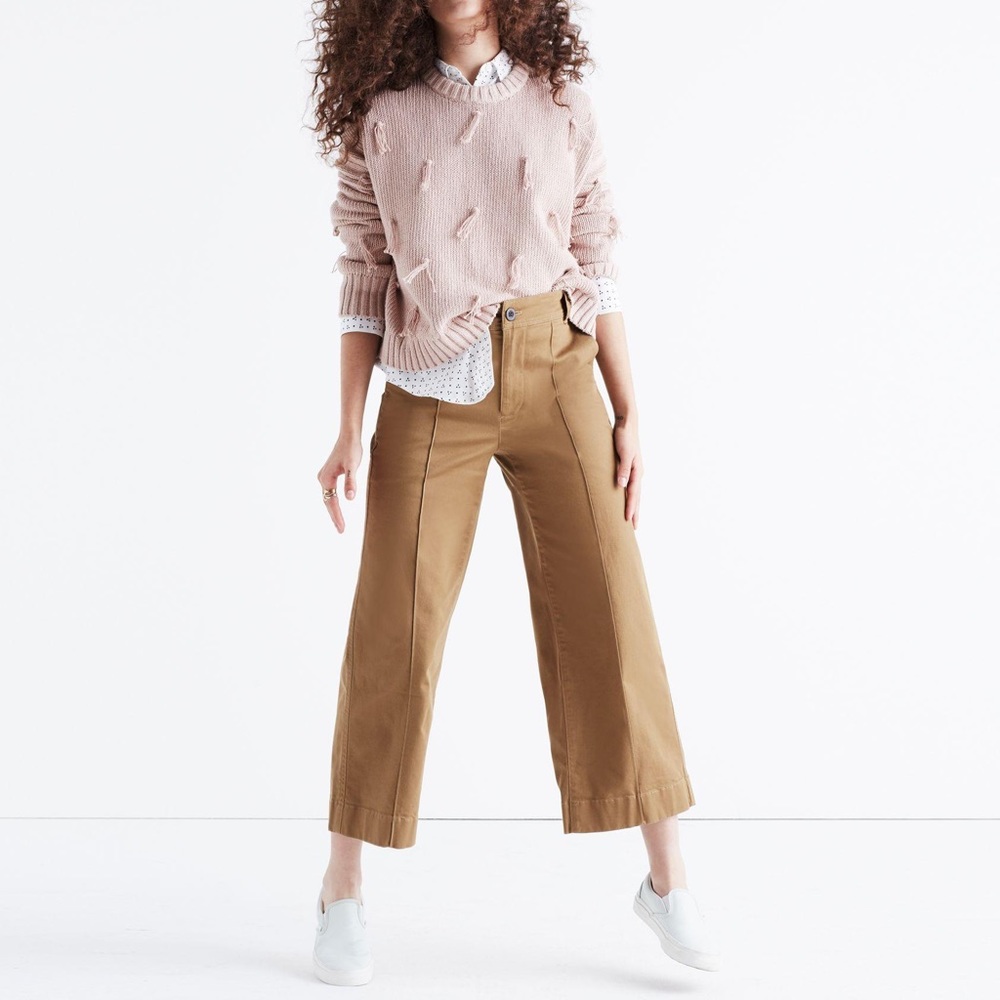 Madewell Wide Leg Crop Pant